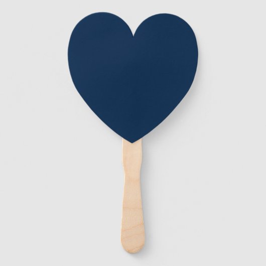 Oxford Blue Heart-Shaped Fans –  Handwaaier (Achterkant)