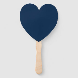 Oxford Blue Heart-Shaped Fans – Handwaaier