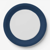 Oxford Blue Rim Paper Borden –  Papieren Bordje (Voorkant)