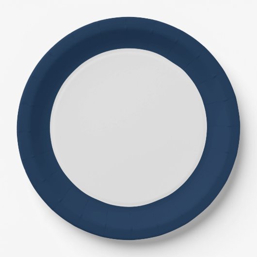 Oxford Blue Rim Paper Borden –  Papieren Bordje (Voorkant)