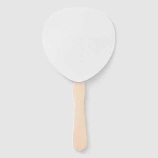 Oxford Blue & White Custom Teardrop Fans Handwaaier (Achterkant)