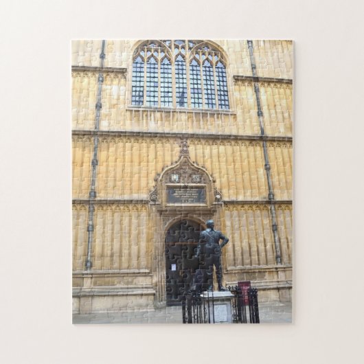 Oxford Bodleian Library Entrance, Oxford, Engeland Legpuzzel (Verticaal)