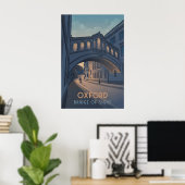 Oxford Bridge Of Sighs Reisposter Poster (Thuiskantoor)