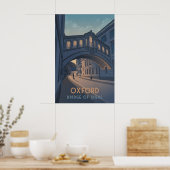 Oxford Bridge Of Sighs Reisposter Poster (Keuken)
