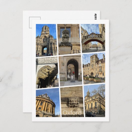 Oxford Briefkaart (Voorkant / Achterkant)