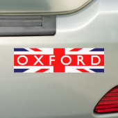 Oxford: Britse vlag Bumpersticker (Op auto)