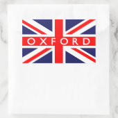 Oxford: Britse vlag Rechthoekige Sticker (Tas)