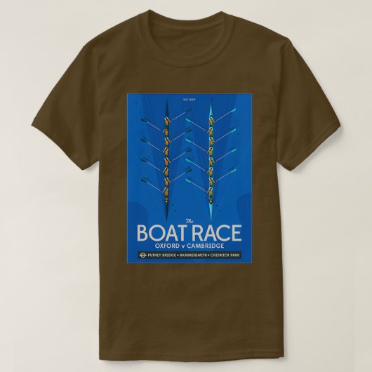 oxford cambridge boat race 2 t-shirt (Design voorkant)