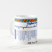 Oxford Canal Route Map (1 van 4) Mok (Voorkant links)