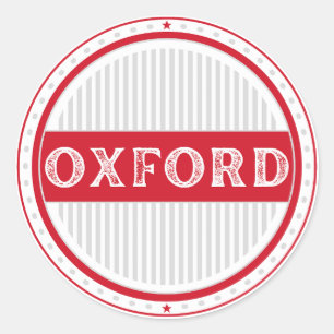 Oxford City Pride Embleem – Engelse identiteit Ronde Sticker