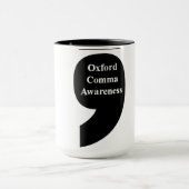 Oxford Comma Awareness Mok (Midden)