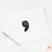 Oxford Comma Awareness Sticker (Envelop)