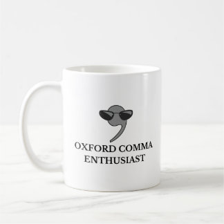 Oxford Comma Enthusiast | Grappige leraar Engels Koffiemok