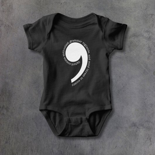 Oxford Comma Enthusiast Romper