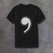 Oxford Comma Enthusiast T-shirt