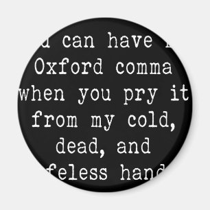 Oxford Comma Magneet