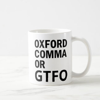 Oxford Comma of GTFO Koffiemok