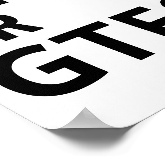 Oxford Comma of GTFO Poster (Hoek)