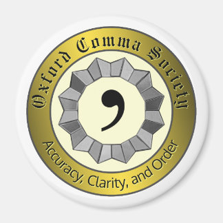 Oxford Comma Society Magneet