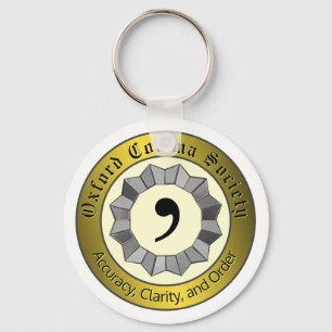 Oxford Comma Society Sleutelhanger