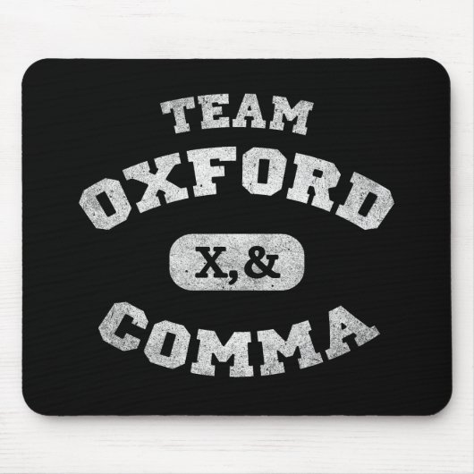 Oxford Comma Team 819 Muismat (Voorkant)