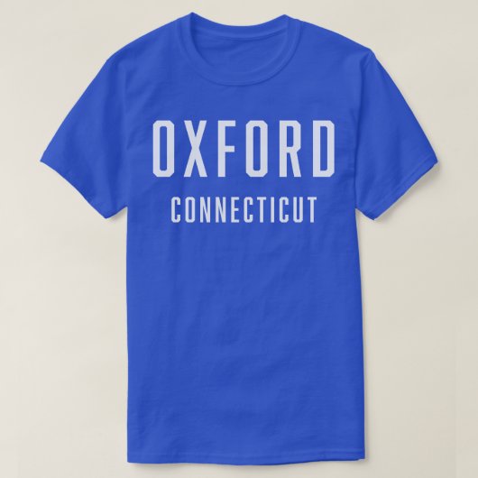 Oxford Connecticut T-shirt (Design voorkant)