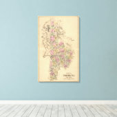 Oxford County, Maine Canvas Afdruk (Insitu (Houten vloer))