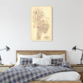 Oxford County, Maine Canvas Afdruk (Insitu (Slaapkamer))