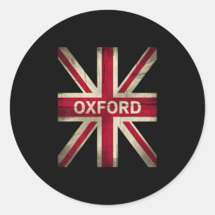 Oxford Engeland Groot-Brittannië Uk Geschiedenis V Ronde Sticker