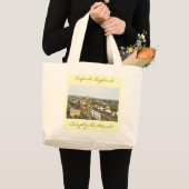 Oxford, Engeland, High St. Uitzicht, gewoon brilja Grote Tote Bag (Voorkant (product))