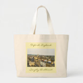 Oxford, Engeland, High St. Uitzicht, gewoon brilja Grote Tote Bag (Voorkant)