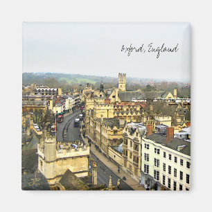 Oxford, Engeland, High St. Uitzicht Magneet