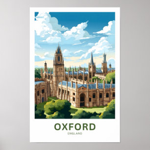 Oxford Engeland Reisprint Poster