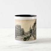 Oxford, Engeland, UK, High Street 1905 Tweekleurige Koffiemok (Center)