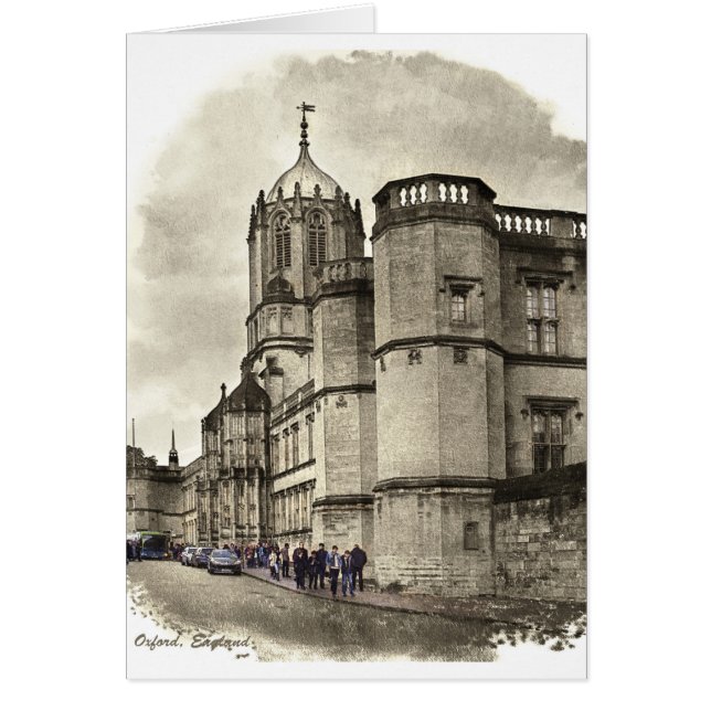 Oxford, Engelstalige kaart (Voorkant)