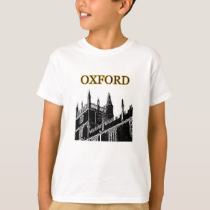 Oxford England 1986 Building Spirals Black Gibney T-shirt