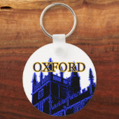 Oxford England 1986 Building Spirals Blue Sleutelhanger (Voorkant)