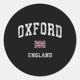 Oxford England Atletische Sport Ronde Sticker