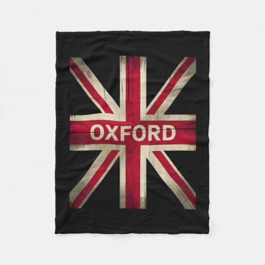 Oxford England Britain Uk History Vacation Souveni Fleece Deken (Voorkant)