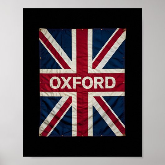 Oxford England Britain Uk History Vacation Souveni Poster (Voorkant)