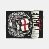 Oxford England Flag Souvenir Oxford Vacation Fleece Deken (Voorkant (Horizontaal))