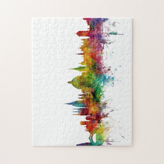 Oxford England Skyline Legpuzzel (Verticaal)