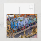 Oxford England Travel Photo Briefkaart (Voorkant / Achterkant)