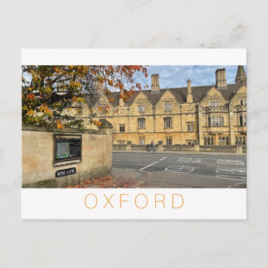 Oxford Feestdagenkaart (Voorkant)