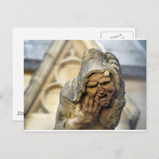 Oxford Gargoyle Briefkaart (Voorkant / Achterkant)
