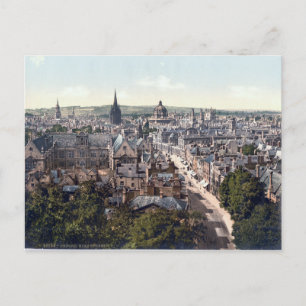 Oxford High Street, Engeland panorama Briefkaart