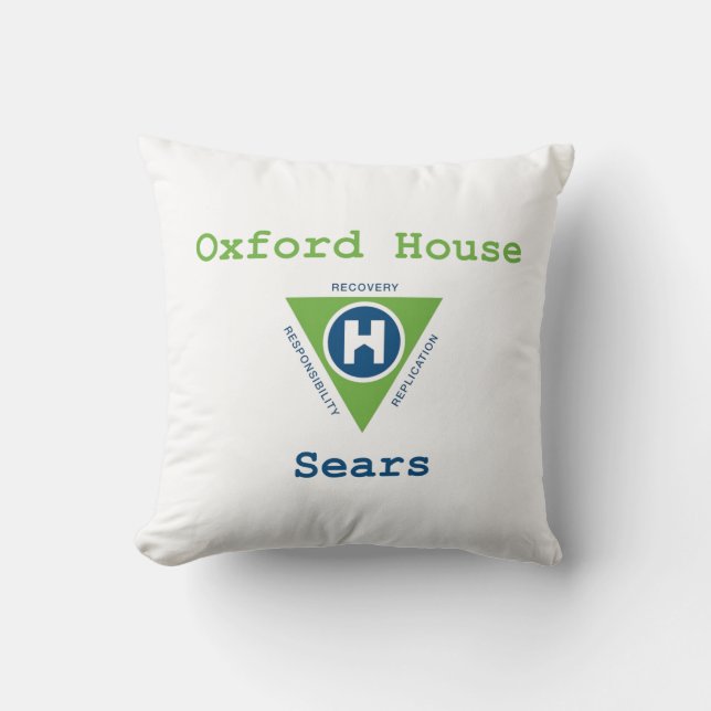 oxford house pillow kussen (Voorkant)