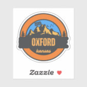 Oxford, Kansas Sticker (Vel)