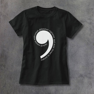 Oxford Komma-fanaat T-shirt