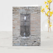 "Oxford Mill Windows"-kerstkaart Kaart (Gele Bloem)